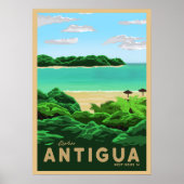 Bezoek Antigua Poster (Voorkant)
