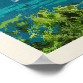 Bezoek Antigua Poster (Hoek)