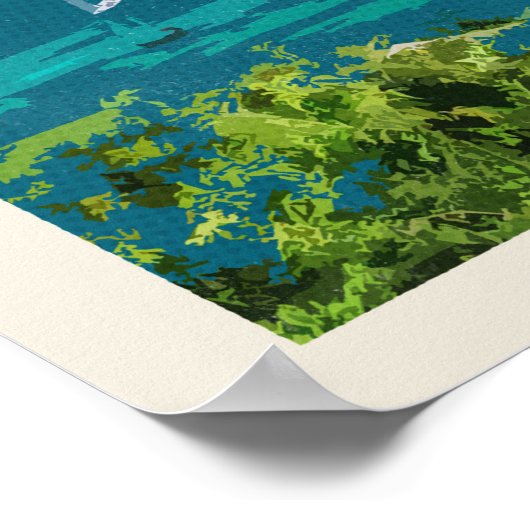 Bezoek Antigua Poster (Hoek)