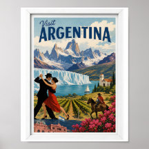 Bezoek Argentinië Reis Vintage