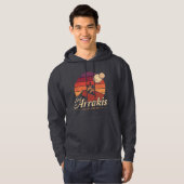 Bezoek Arrakis Retro Woestijnplaneet Hoodie (Voorkant volledig)