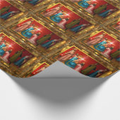 Bezoek Baby Jesus Elegant Cadeaupapier (Hoek)