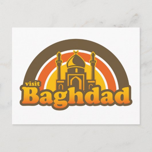 Bezoek Bagdad Briefkaart (Voorkant)