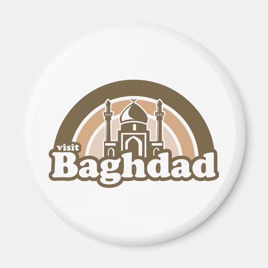 Bezoek Bagdad Magnet (Voorkant)