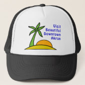 Bezoek Beauful Downtown Akron Trucker Pet (Voorkant)