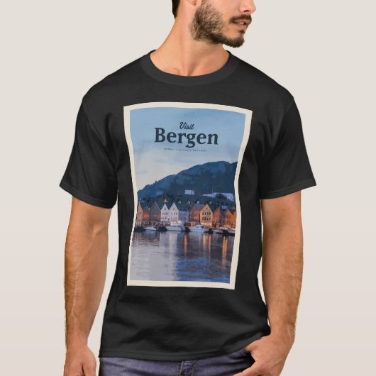 Bezoek Bergen T-shirt (Voorkant)