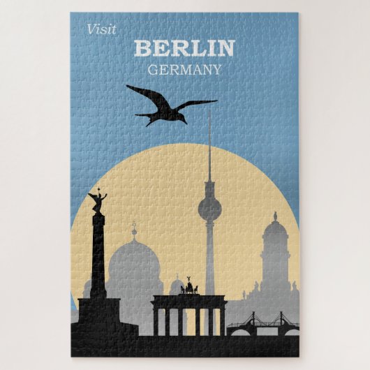 Bezoek Berlijn, Duitsland Legpuzzel (Verticaal)