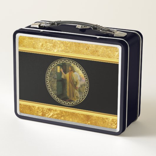 Bezoek bij zonsopgang Jezus Klop op een rustieke d (Achterkant)