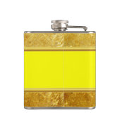 Bezoek bij zonsopgang Jezus Klop op een rustieke d Heupfles (Achterkant)