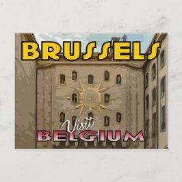 Bezoek Brussel, België Briefkaart