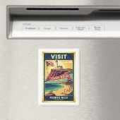 Bezoek Cabo Rojo - Puerto Rico poster Magneet (Insitu (Vaatwasser))