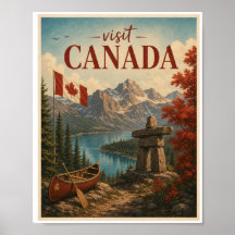 Bezoek Canada Reis Vintage
