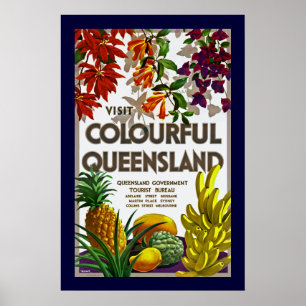 Bezoek Colorful Queensland Poster