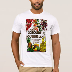 Bezoek Colorful Queensland T-shirt
