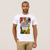 Bezoek Colorful Queensland T-shirt (Voorkant volledig)