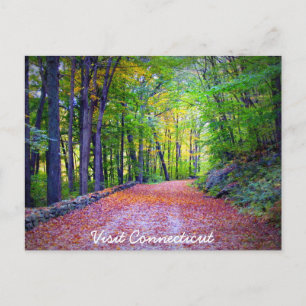 Bezoek Connecticut Briefkaart