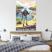 Bezoek Cornwall Grappige Engelse Parodie Film Canvas Afdruk (Insitu (Slaapkamer))