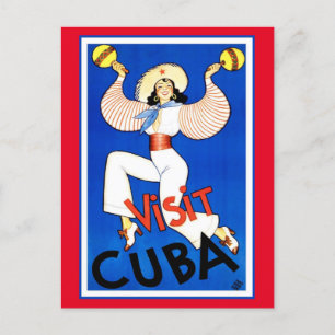 Bezoek Cuba  Briefkaart