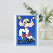 Bezoek Cuba  Briefkaart (Staand voorkant)