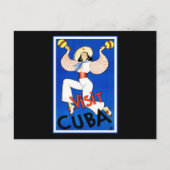 Bezoek Cuba Briefkaart (Voorkant)