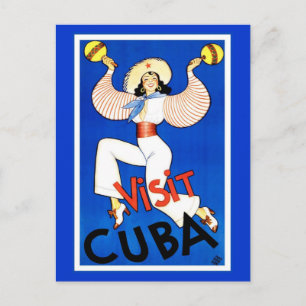 Bezoek Cuba  Briefkaart