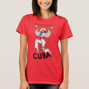Bezoek Cuba Girl T-shirt