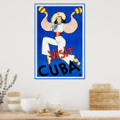 Bezoek Cuba Poster (Keuken)