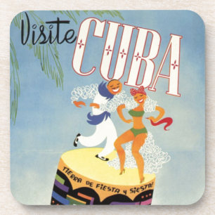 Bezoek Cuba Tiki Fiesta Siesta  Holiday Isle Bier Onderzetter