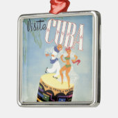 Bezoek Cuba Tiki Fiesta Siesta  Holiday Isle Metalen Ornament (Links)