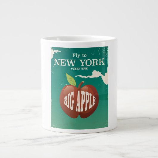 Bezoek de Big Apple - New york Grote Koffiekop (Voorkant)