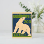 Bezoek de Brookfield Zoo Briefkaart (Staand voorkant)