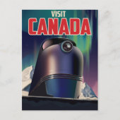 Bezoek de Canadese reisposter Briefkaart (Voorkant)
