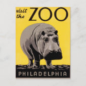 Bezoek de dierentuin briefkaart (Voorkant)