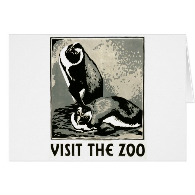 Bezoek de Dierentuin - het Poster van WPA - (Voorkant Horizontaal)