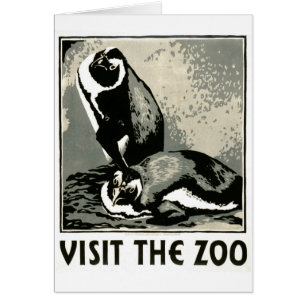 Bezoek de Dierentuin - het Poster van WPA -