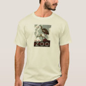 Bezoek de Dierentuin - het Poster van WPA - T-shirt (Voorkant)