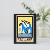 Bezoek de dierentuin, Londen, Regent's Park Briefkaart (Staand voorkant)