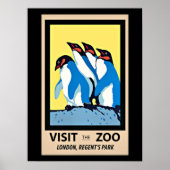 Bezoek de dierentuin, Londen, Regent's Park Poster (Voorkant)