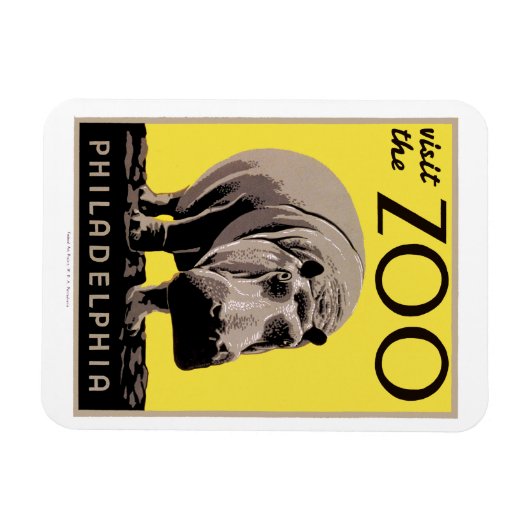 Bezoek de dierentuin magneet (Horizontaal)