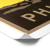 Bezoek de dierentuin Philadelphia, grote hippo, ol Poster (Hoek)