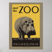 Bezoek de dierentuin Philadelphia Poster (Voorkant)