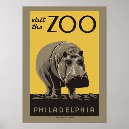 Bezoek de dierentuin Philadelphia Poster (Voorkant)