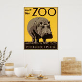 Bezoek de dierentuin - Philadelphia WPA Poster (Keuken)