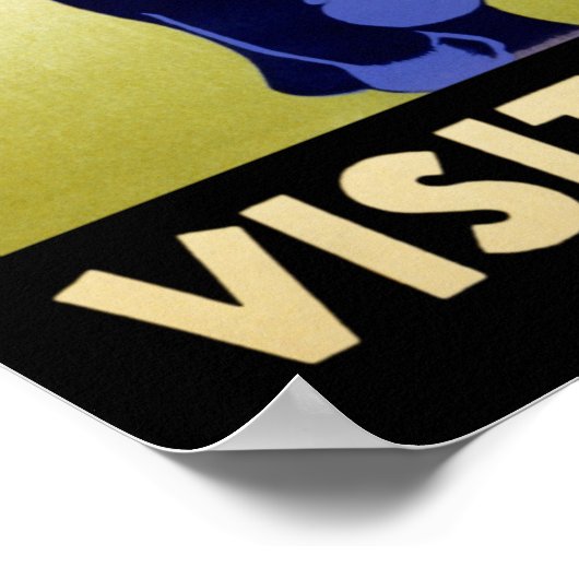 Bezoek de dierentuin poster (Hoek)