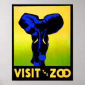 Bezoek de dierentuin! poster (Voorkant)