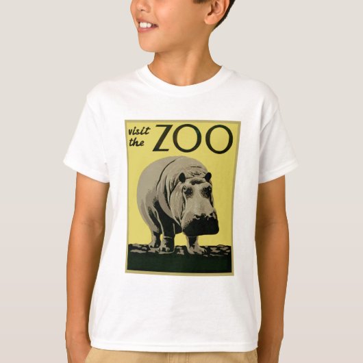 Bezoek de dierentuin t-shirt (Voorkant)