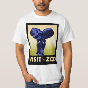 Bezoek de dierentuin t-shirt