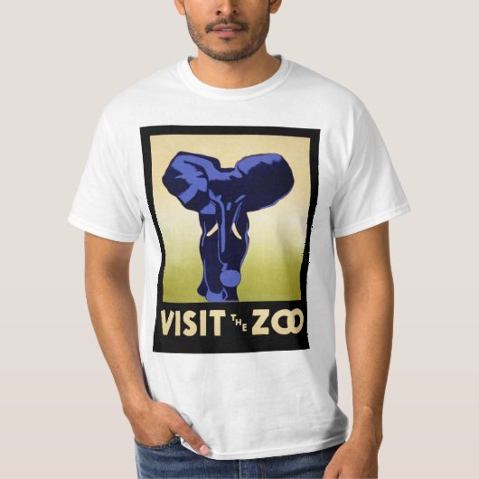 Bezoek de dierentuin t-shirt (Voorkant)
