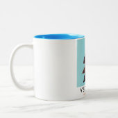 Bezoek de dierentuin tweekleurige koffiemok (Links)