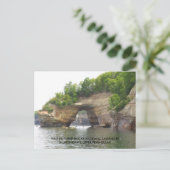 Bezoek de foto van Rocks National Lakeshore! Briefkaart (Staand voorkant)